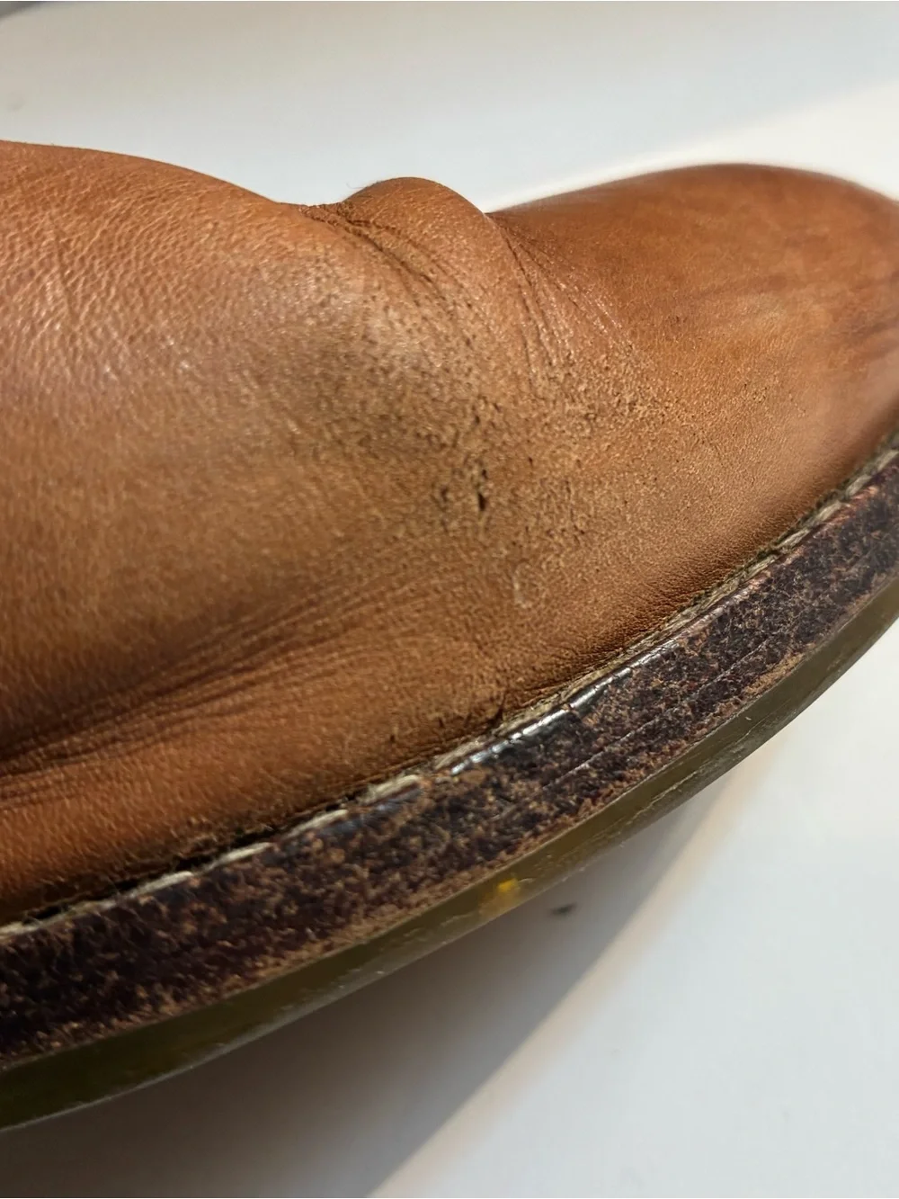 Vintage Men's Brown Leather Chukka Boots - Sleek Lace-Up Comfort Men’s 44 (10)